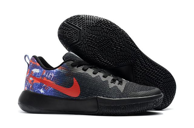 Mens Nike Zoom Live II EP Black Multi-Color Basketball Shoes