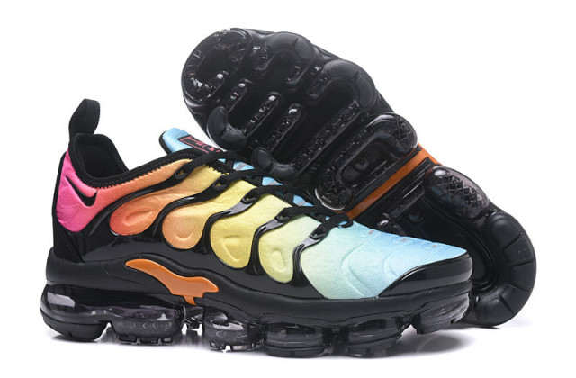 Mens Nike Air Max Plus TN 2018 Spectrum Black Yellow Blue Running Shoes NIKE SC000479 Mens Nike Air Max Plus TN 2018 Spectrum Black Yellow Blue Running Shoes NIKE SC000479
