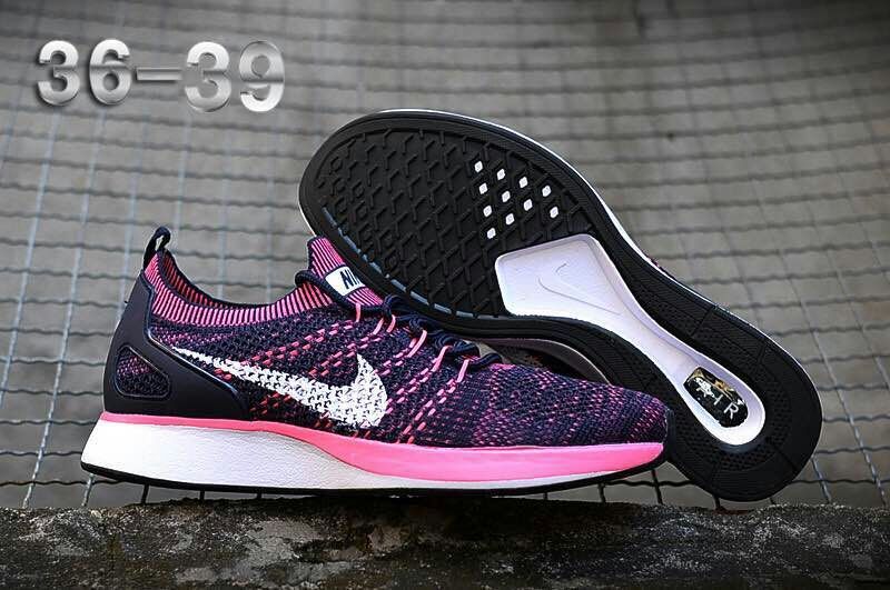 Mens Womens Nike Air Zoom Mariah Flyknit Racer Purple Pink Black White Running Shoes NIKE SC001763 Nike Flyknit Racer Black White Mens Running Shoes Sneakers