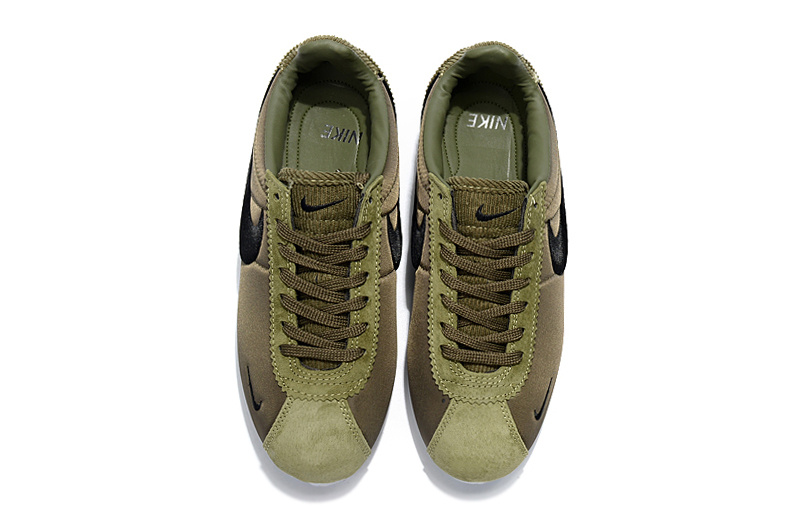 nike classic cortez olive green