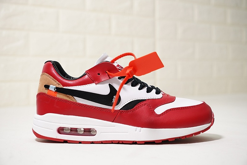 Mens Womens Nike Air Max 1 OG Bull red black and white 537383 122 Running Shoes 537383 122 Mens Womens Nike Air Max 1 OG Bull red black and white 537383 122 Running Shoes 537383 122