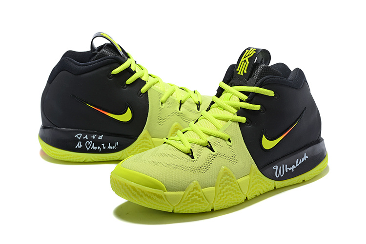 Mens Nike Kyrie Irving Rocked Neon Volt Yellow Black
