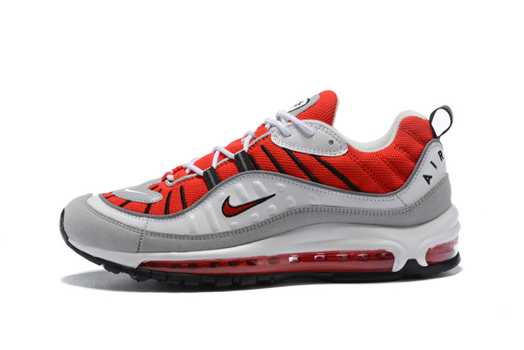 Mens Nike Air Max 98 University Red White Silver 640744 600 Running Shoes 640744 600 Mens Nike Air Max 98 University Red White Silver 640744 600 Running Shoes 640744 600