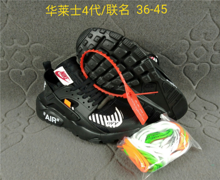 Mens Womens Nike Air Huarache Ultra Run Off White Triple Black Whtie Running Shoes NIKE SC005175 Nike Air Huarache Run Ultra Army Green 829669 333 Men's Women's Running Shoes