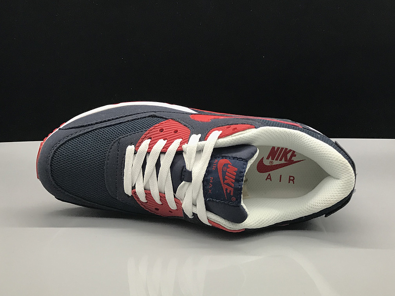 Mens Womens Nike Air Max 90 Navy Blue Red White Running Shoes NIKE SC005060 Mens Womens Nike Air Max 90 Navy Blue Red White Running Shoes NIKE SC005060