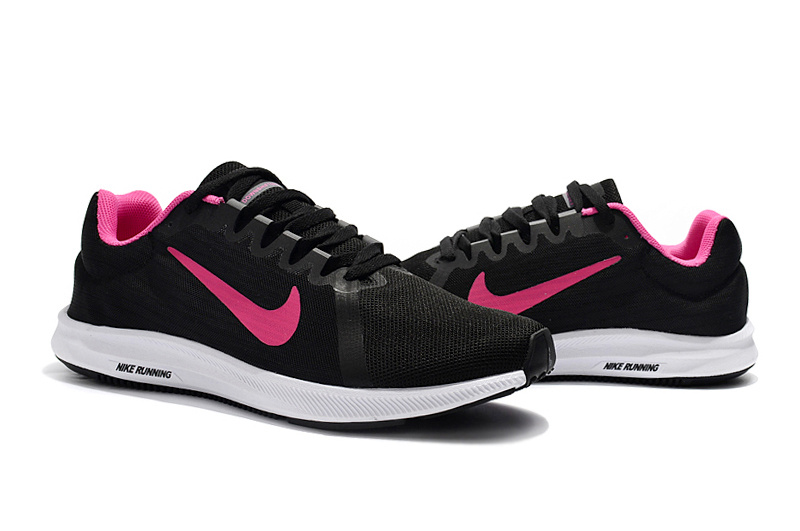 Womens Nike Downshifter 8 Black Pink White Running Shoes NIKE SC004629 Womens Nike Downshifter 8 Black Pink White Running Shoes NIKE SC004629