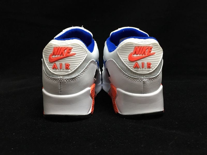 Mens Womens Nike Air Max 90 Essential White Ultramarine Solar Red 537384 136 Walking 537384 136j Mens Womens Nike Air Max 90 Essential White Ultramarine Solar Red 537384 136 Walking 537384 136j