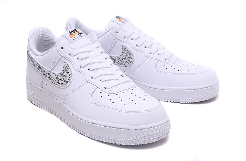 Mens Womens Nike Air Force 1 '07 Just Do It Pack White Black Total Orange BQ5361 100 Running Shoes bq5361 100f Mens Womens Nike Air Force 1 '07 Just Do It Pack White Black Total Orange BQ5361 100 Running Shoes bq5361 100f