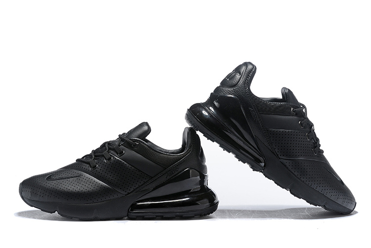 Mens Nike Air Max 270 Premium Triple Black Running Shoes NIKE SC006643 Mens Nike Air Max 270 Premium Triple Black Running Shoes NIKE SC006643