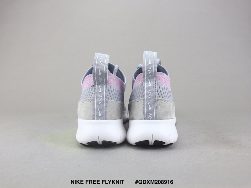 Mens Womens Nike Free RN Flyknit 2018 Wolf Grey Pink White Running Shoes NIKE SC007139 Mens Womens Nike Free RN Flyknit 2018 Wolf Grey Pink White Running Shoes NIKE SC007139