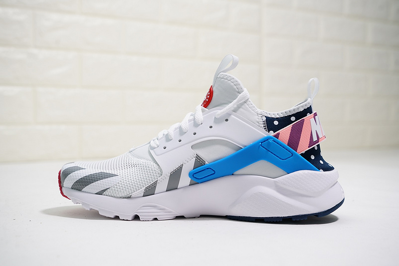 Mens Womens Nike Air Huarache Run Ultra Textile WhiteMulti Color 847568 100 Running Shoes 847568 100 Nike Air Huarache Run Ultra SailRoyal Tint 847568 103 On Sale