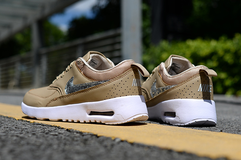 Womens Nike Air Max Thea 87 Beige Metal Silver White Running Shoes NIKE SC007482 Womens Nike Air Max Thea 87 Beige Metal Silver White Running Shoes NIKE SC007482
