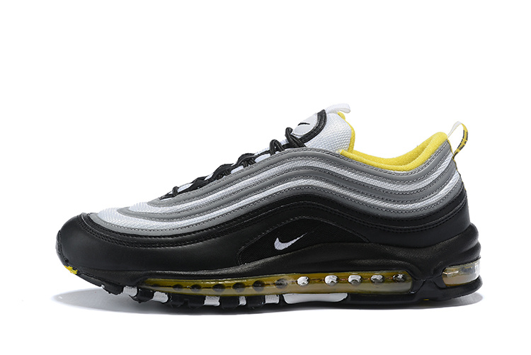Mens Nike Air Max 97 BlackWhiteAmarillo 921522 005 Sneakers 921522 005h Mens Nike Air Max 97 BlackWhiteAmarillo 921522 005 Sneakers 921522 005h