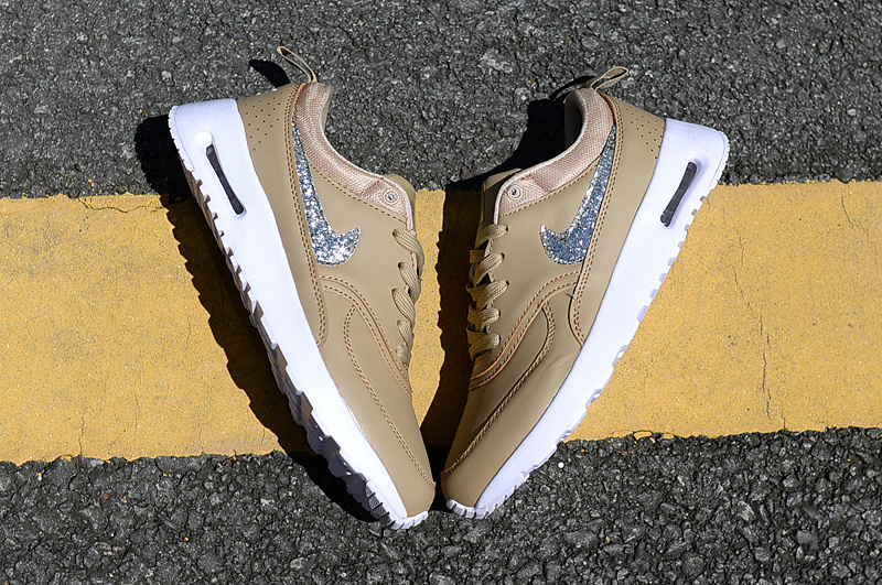 Womens Nike Air Max Thea 87 Beige Metal Silver White Running Shoes NIKE SC007482 Womens Nike Air Max Thea 87 Beige Metal Silver White Running Shoes NIKE SC007482