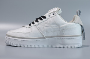 Mens Womens Nike Air Force 1 Low '07 LV8 Premium White black Mens Womens Nike Air Force 1 Low '07 LV8 Premium White black