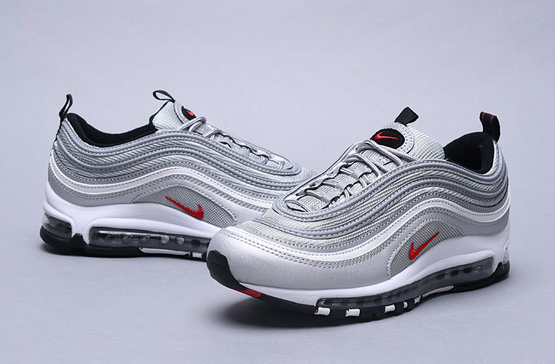 Mens Womens Nike Air Max 97 Og Qs Silver Bullet Metallic