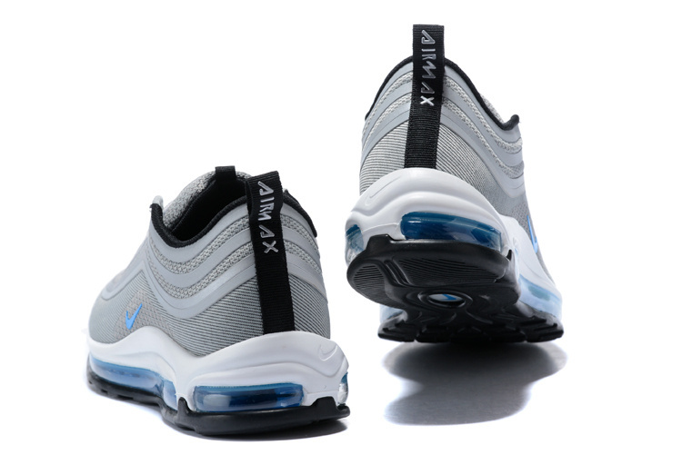 Mens Nike Air Max 97 Ultra'17 Metallic SilverBlue Black Running Shoes NIKE SC008783 Mens Nike Air Max 97 Ultra'17 Metallic SilverBlue Black Running Shoes NIKE SC008783