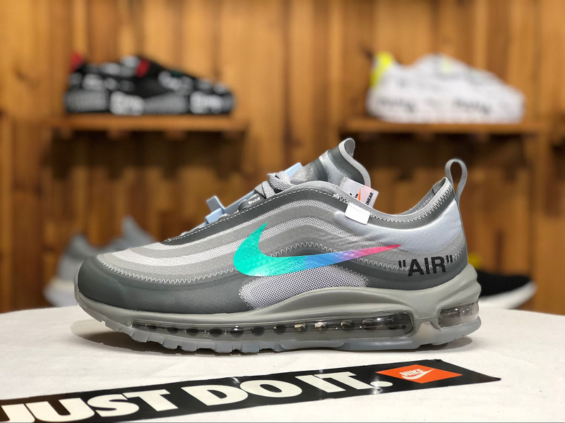 Mens Womens Nike Air Max 97 Off WhiteWolf Grey White Menta AJ4585 101 Sneakers aj4585 101 Mens Womens Nike Air Max 97 Off WhiteWolf Grey White Menta AJ4585 101 Sneakers aj4585 101