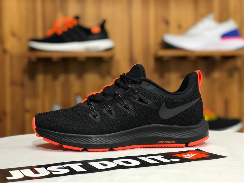 nike quest hv black orange