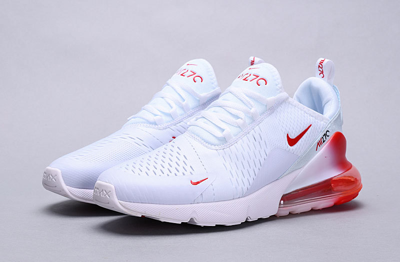 Mens Womens Winter Nike Air Max 270 Gradient white Mens Nike Air Max 27C Kpu Running Shoes Navy Blue White