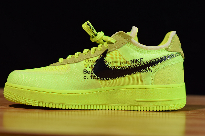 air force 1 off white fluo
