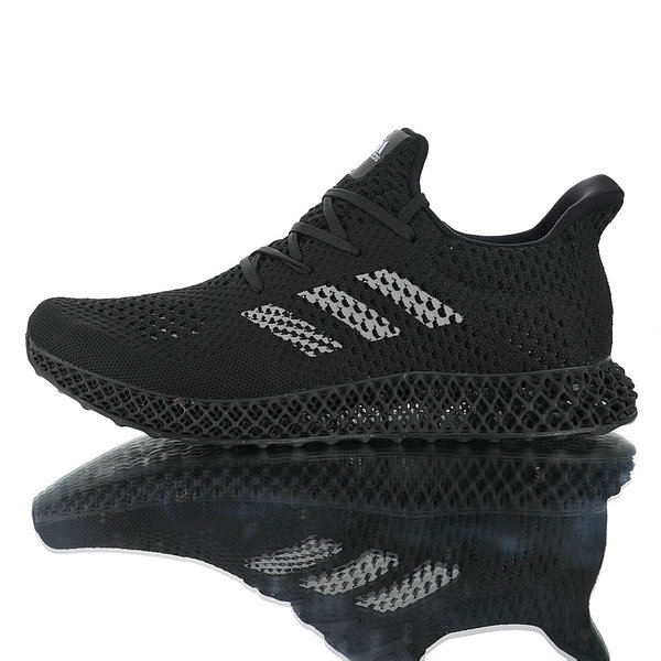 adidas all black running shoes