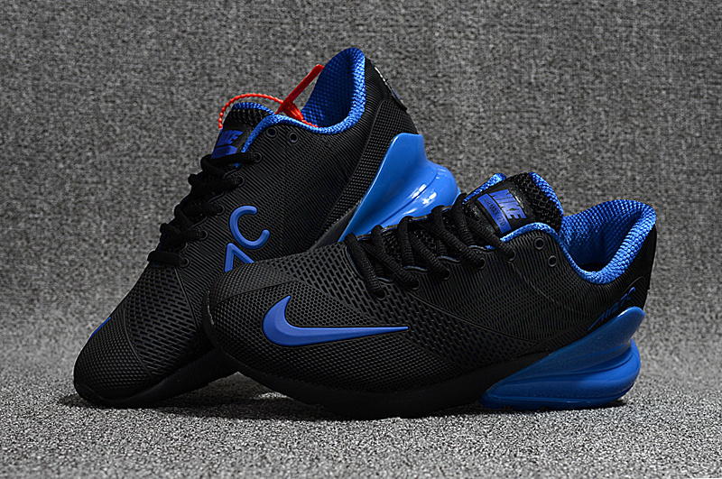 Mens Winter Nike Air Max 270 Black royal blue Running