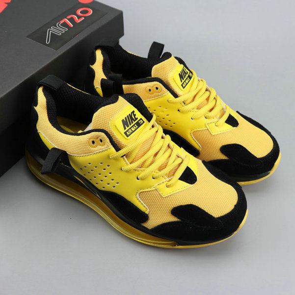Mens Summer Nike Air Max 720 Black Yellow Running Shoes NIKE SC012073 Mens Summer Nike Air Max 720 Black Yellow Running Shoes NIKE SC012073