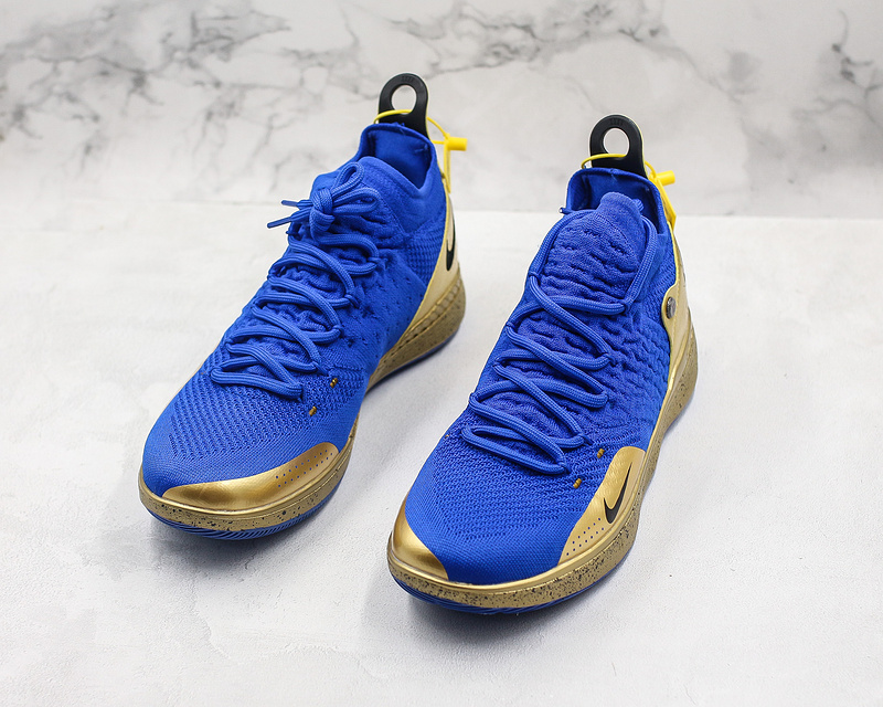 Nike KD 11 Blue Gold Men�s basketball shoes