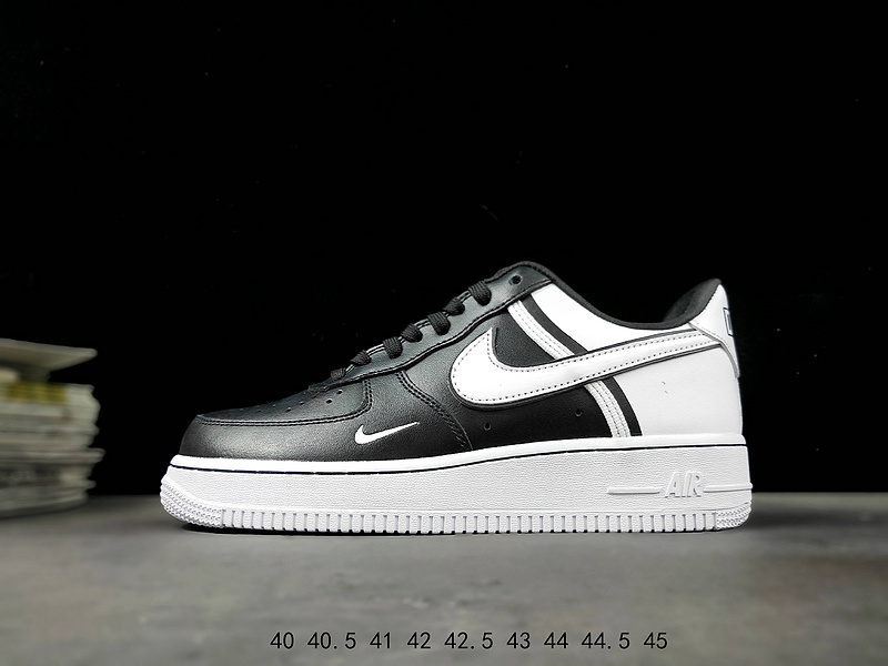 Nike Air Force 1 07 LV8 Black White Men's Leisure Sneaker NIKE SC013287 Nike Air Force 1 07 LV8 Black White Men's Leisure Sneaker NIKE SC013287