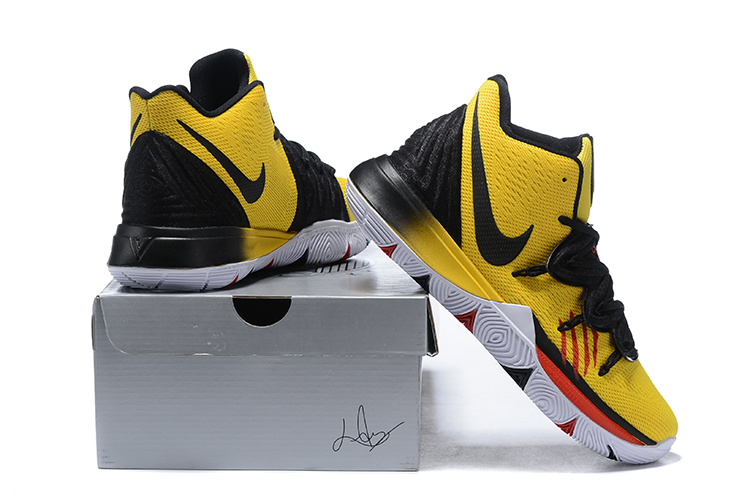 Nike Kyrie 5 Yellow Black Men's Basketball Shoes