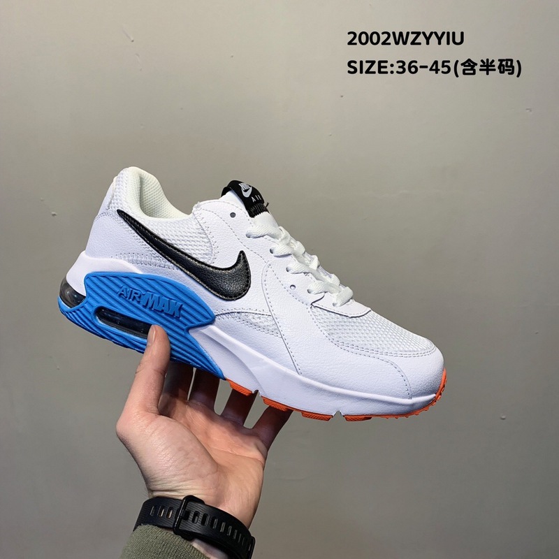 Nike Air Max Excee 2020 White/Blue/Orange Unisex Running Shoes ...