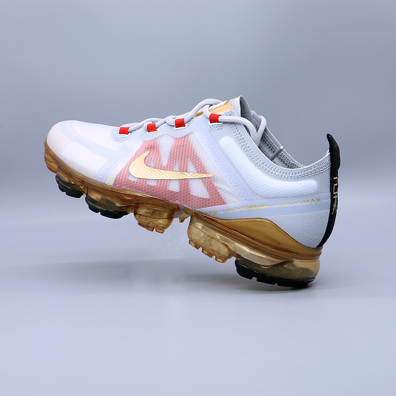 Nike Air VaporMax 2019 White Grey Red Shoes Best Price